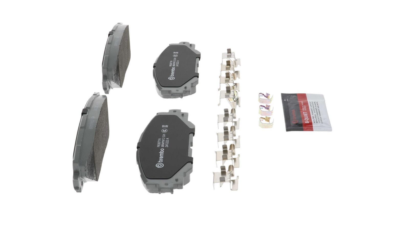 PRIME Ceramic Front Disc Brake Pad Set - P83071N_24