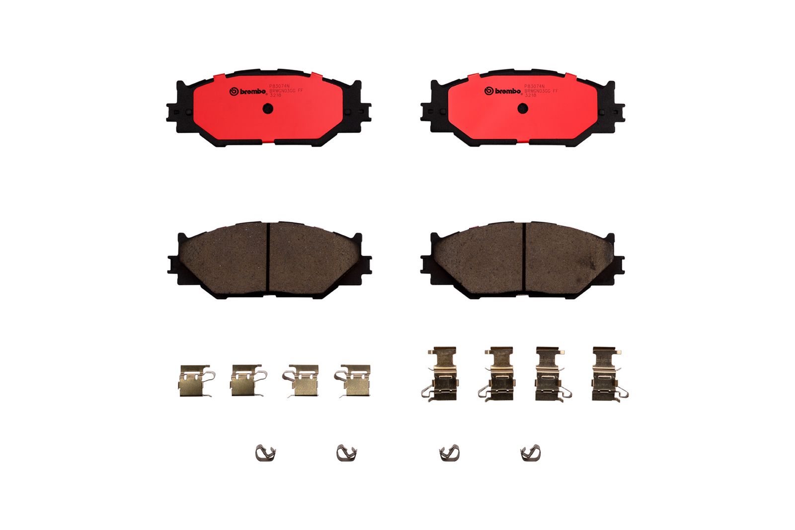 PRIME Ceramic Front Disc Brake Pad Set - P83074N_01