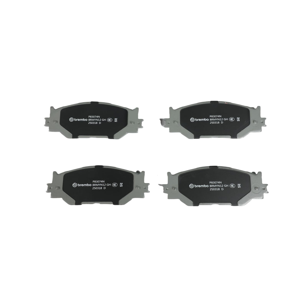 PRIME Ceramic Front Disc Brake Pad Set - P83074N_06