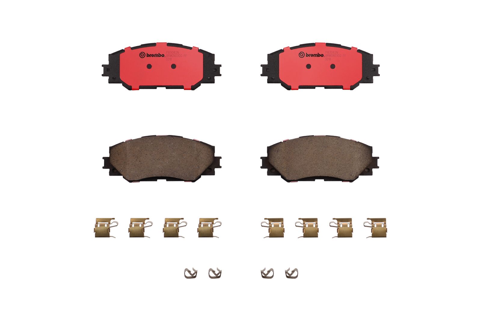 PRIME Ceramic Front Disc Brake Pad Set - P83082N_01