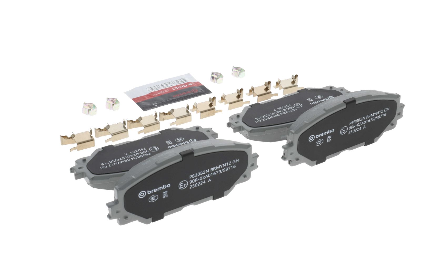 PRIME Ceramic Front Disc Brake Pad Set - P83082N_17