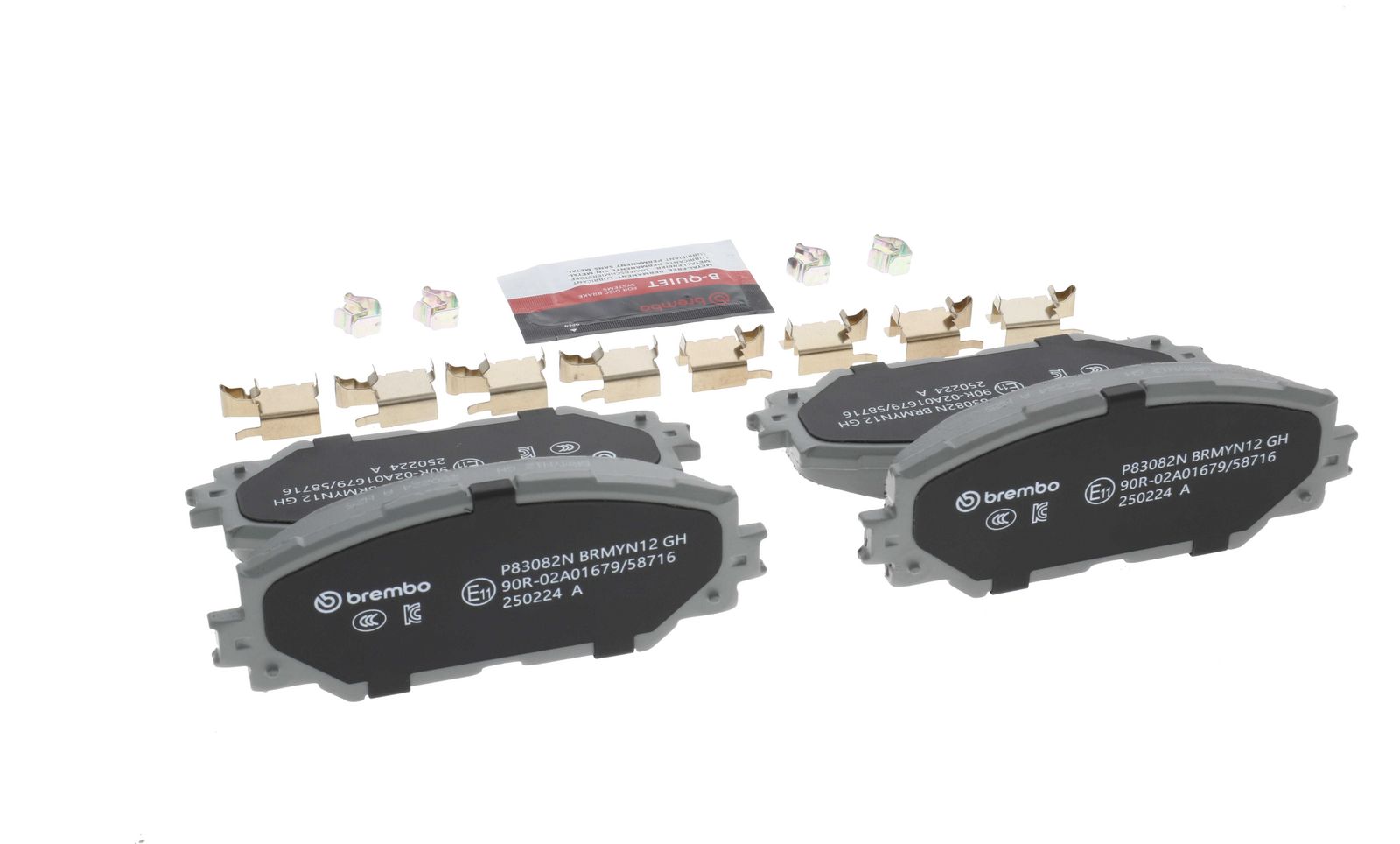 PRIME Ceramic Front Disc Brake Pad Set - P83082N_18