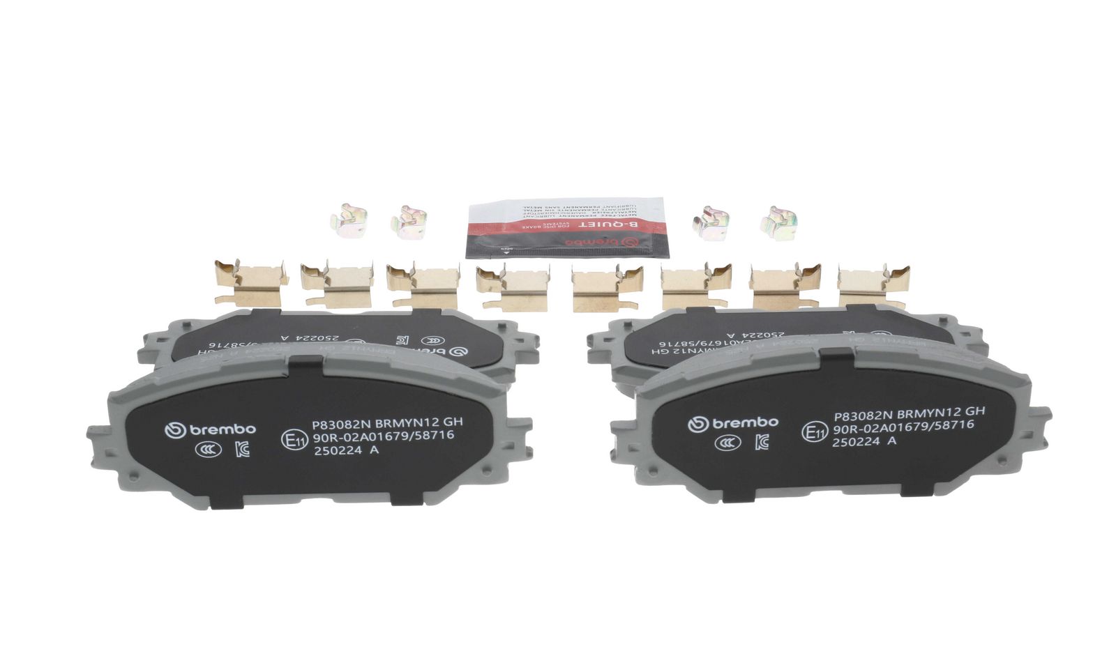 PRIME Ceramic Front Disc Brake Pad Set - P83082N_19
