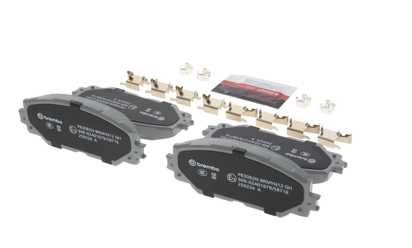 PRIME Ceramic Front Disc Brake Pad Set - P83082N_21