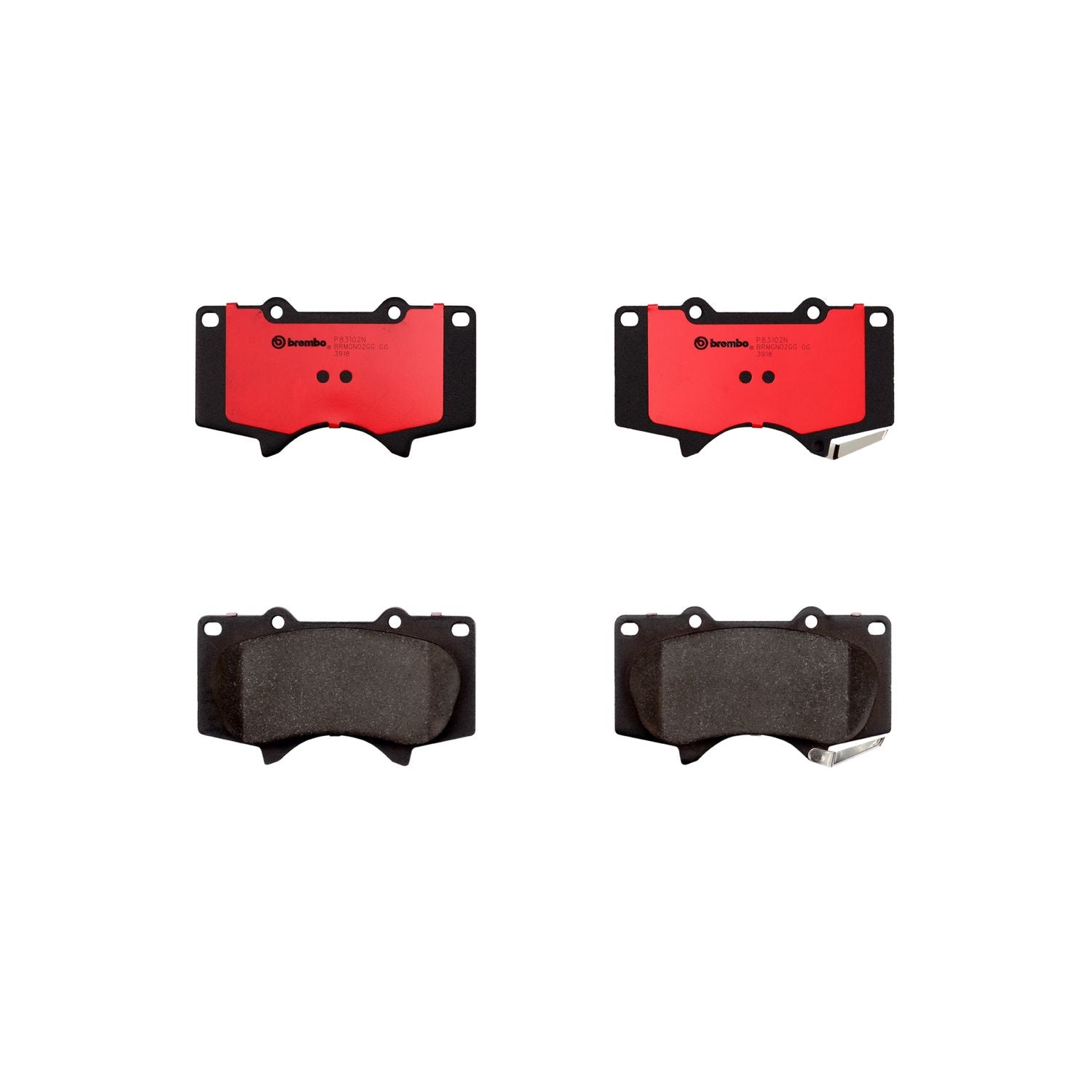 PRIME Ceramic Front Disc Brake Pad Set - P83102N_02