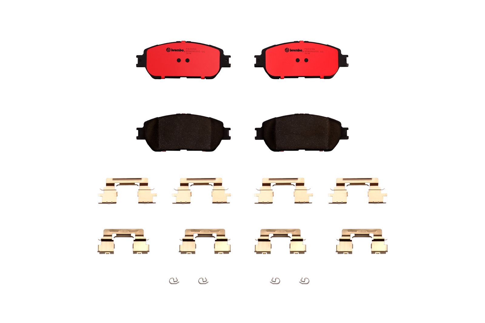 PRIME Ceramic Front Disc Brake Pad Set - P83105N_01