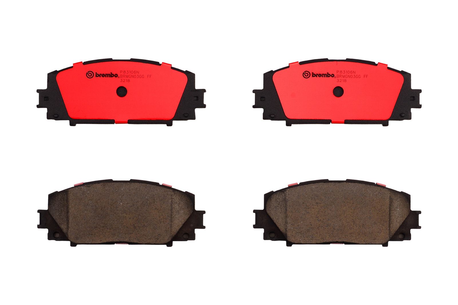 PRIME Ceramic Front Disc Brake Pad Set - P83106N_01