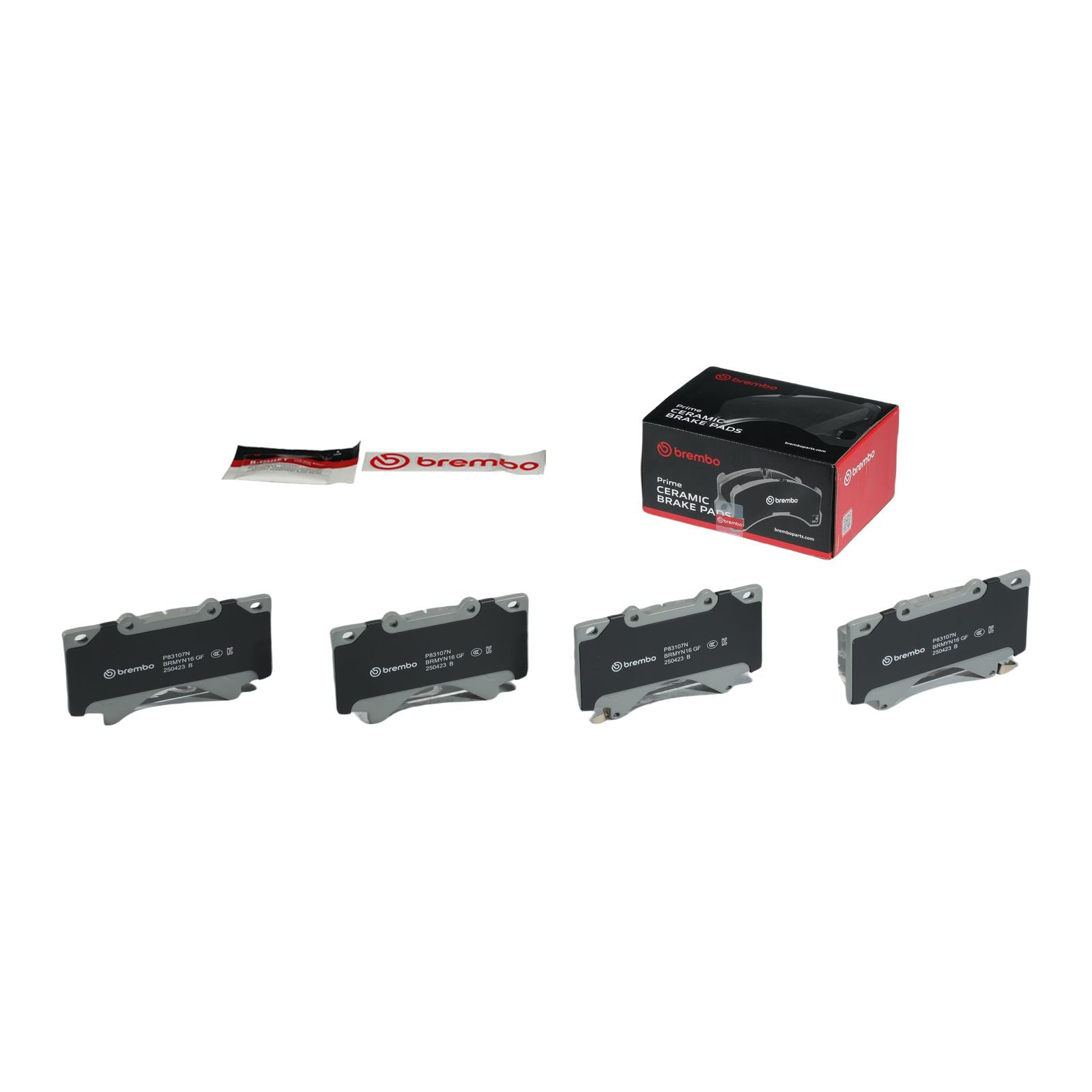 PRIME Ceramic Front Disc Brake Pad Set - P83107N_02