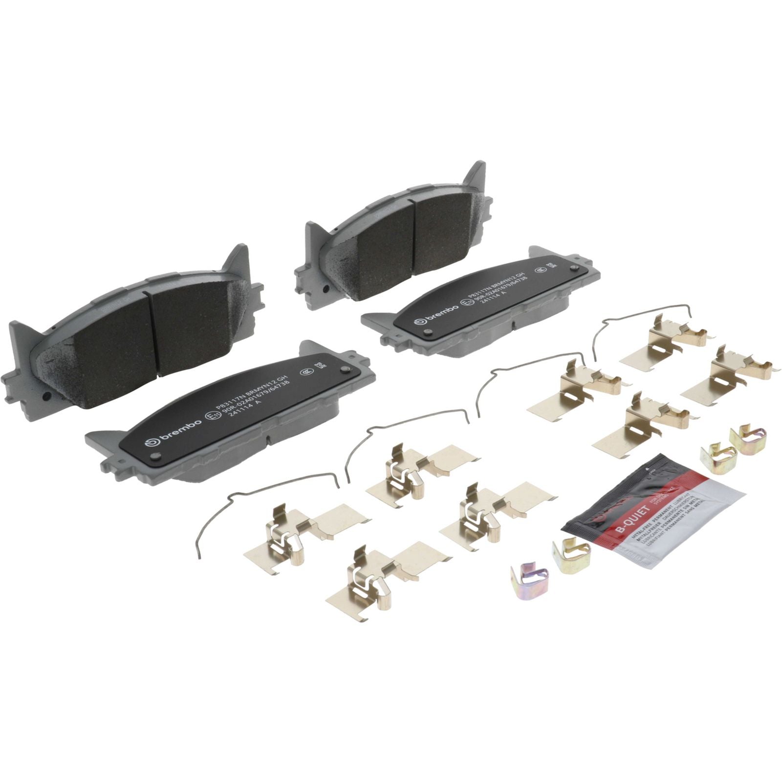 PRIME Ceramic Front Disc Brake Pad Set P83117N | Brembostore