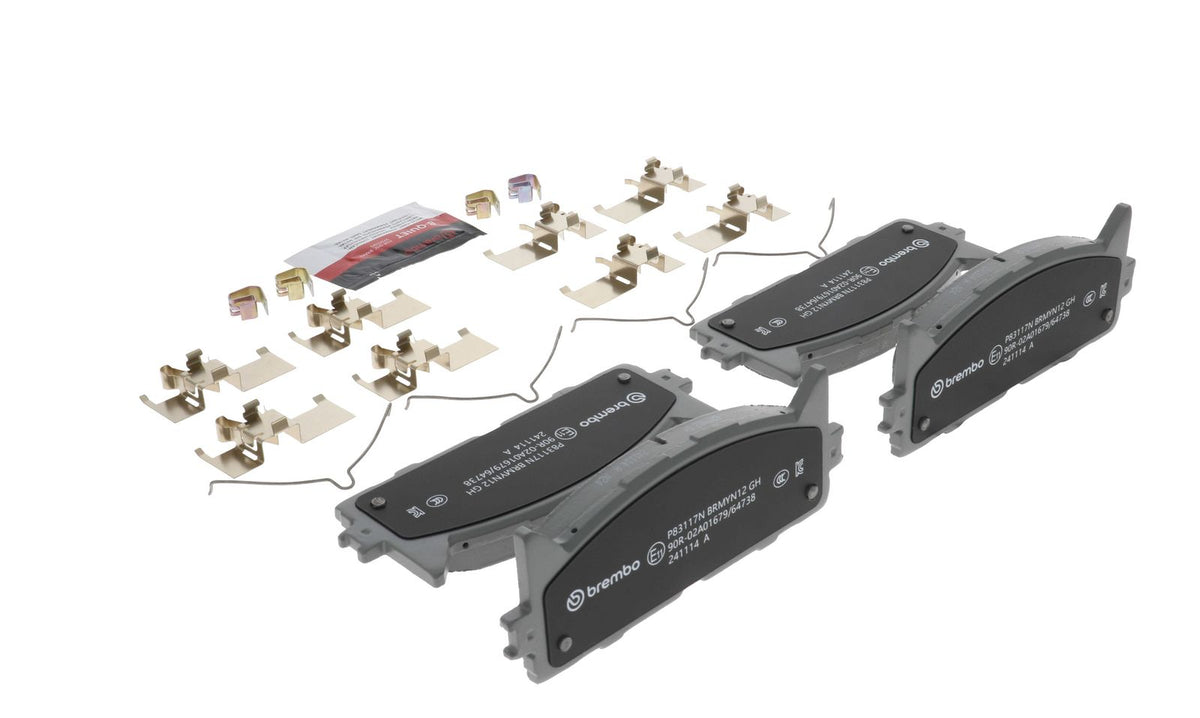 PRIME Ceramic Front Disc Brake Pad Set - P83117N_16