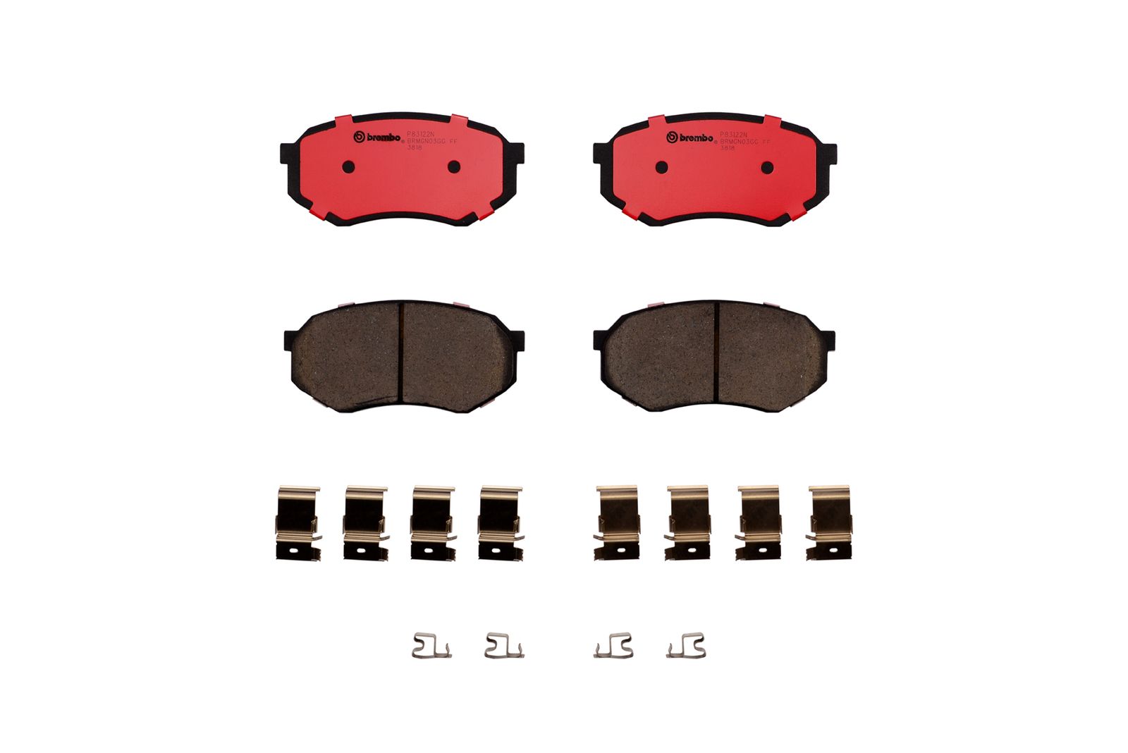 PRIME Ceramic Front Disc Brake Pad Set - P83122N_01