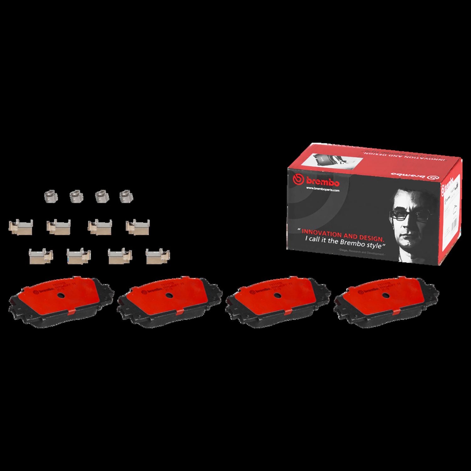 PRIME Ceramic Front Disc Brake Pad Set - P83141N_01