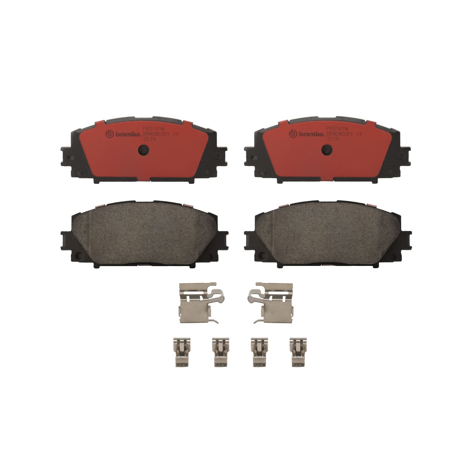 PRIME Ceramic Front Disc Brake Pad Set - P83141N_02