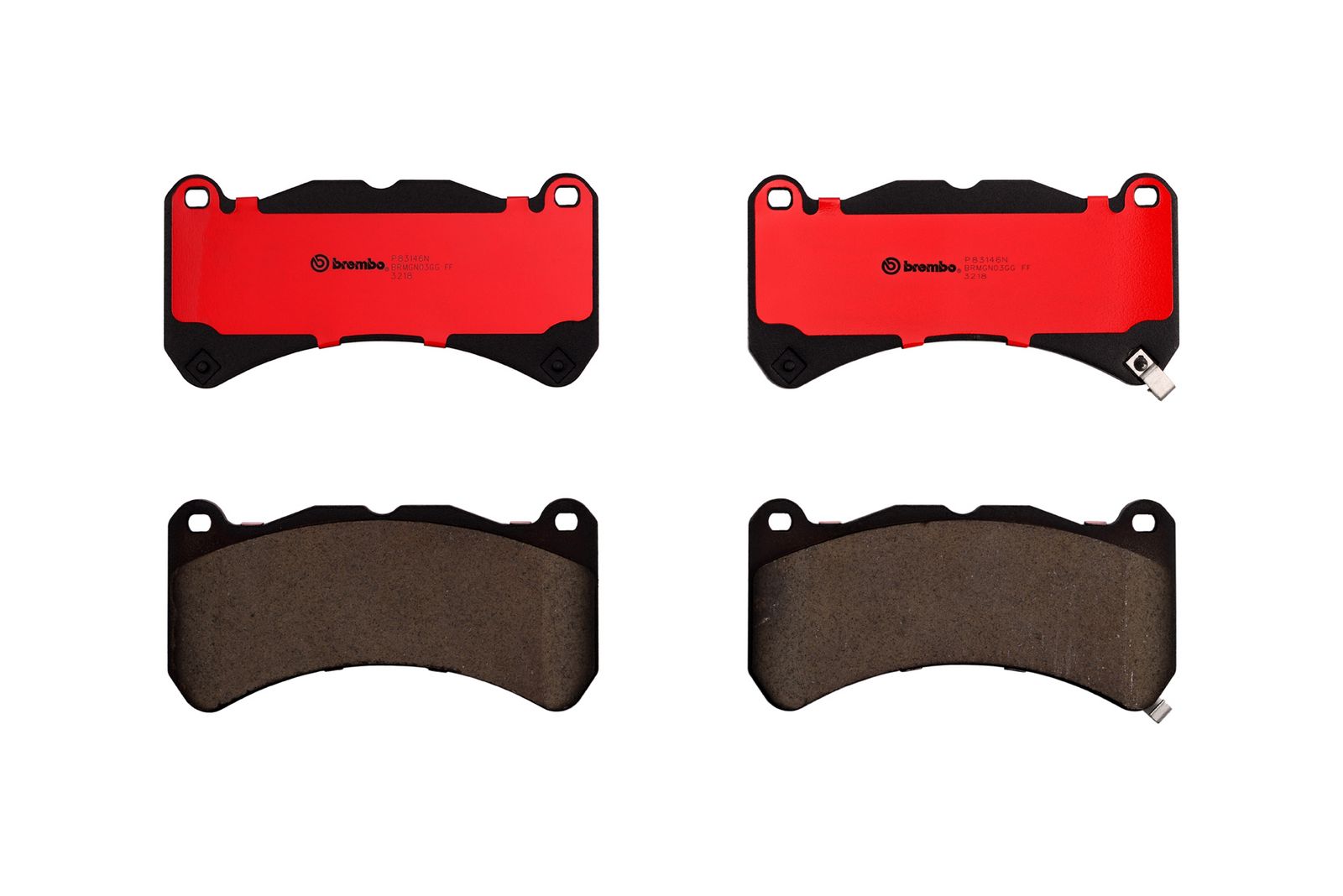 PRIME Ceramic Front Disc Brake Pad Set - P83146N_01