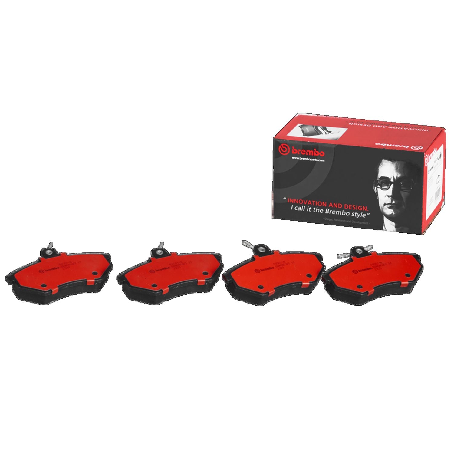 PRIME Ceramic Front Disc Brake Pad Set - P85011N_02