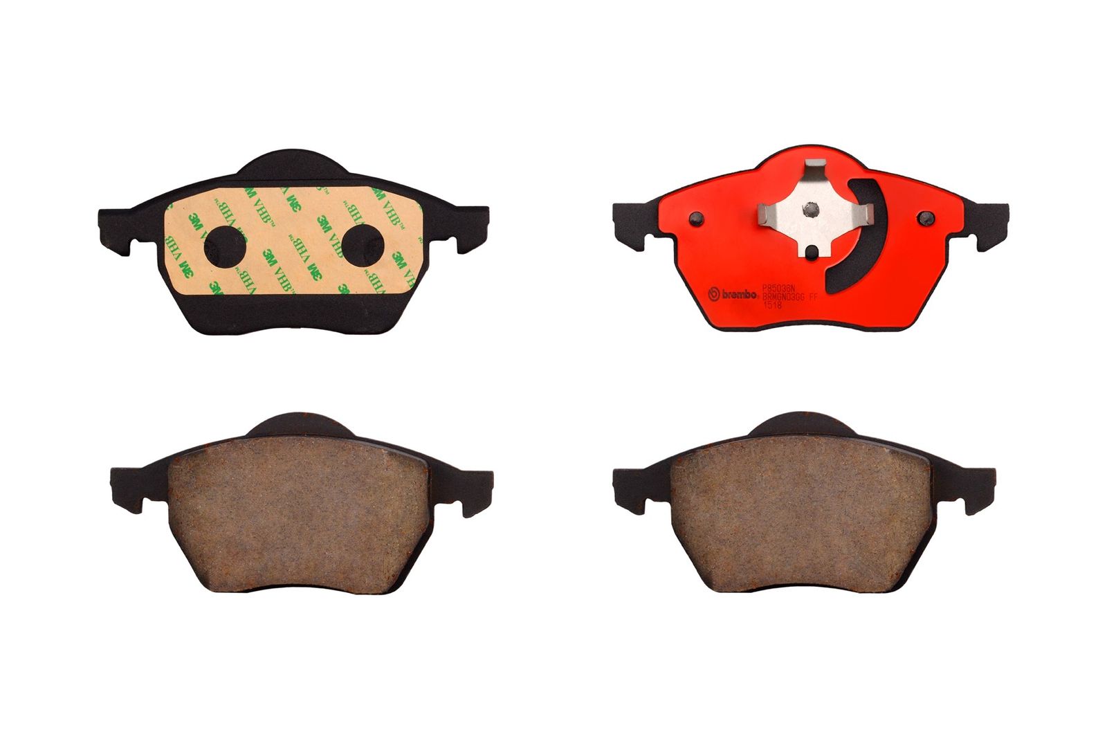PRIME Ceramic Front Disc Brake Pad Set - P85036N_01