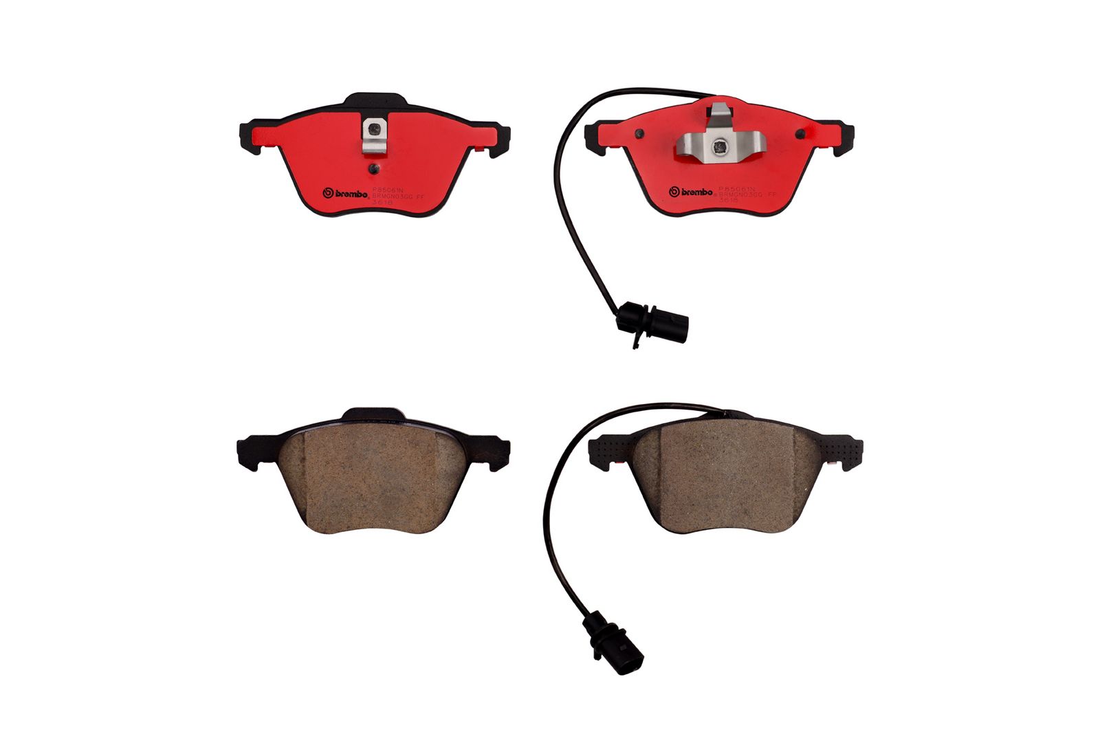 PRIME Ceramic Front Disc Brake Pad Set - P85061N_01
