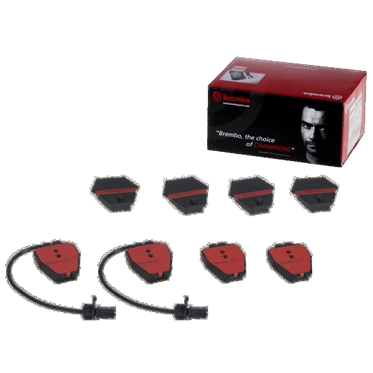 PRIME Ceramic Front Disc Brake Pad Set - P85067N_02