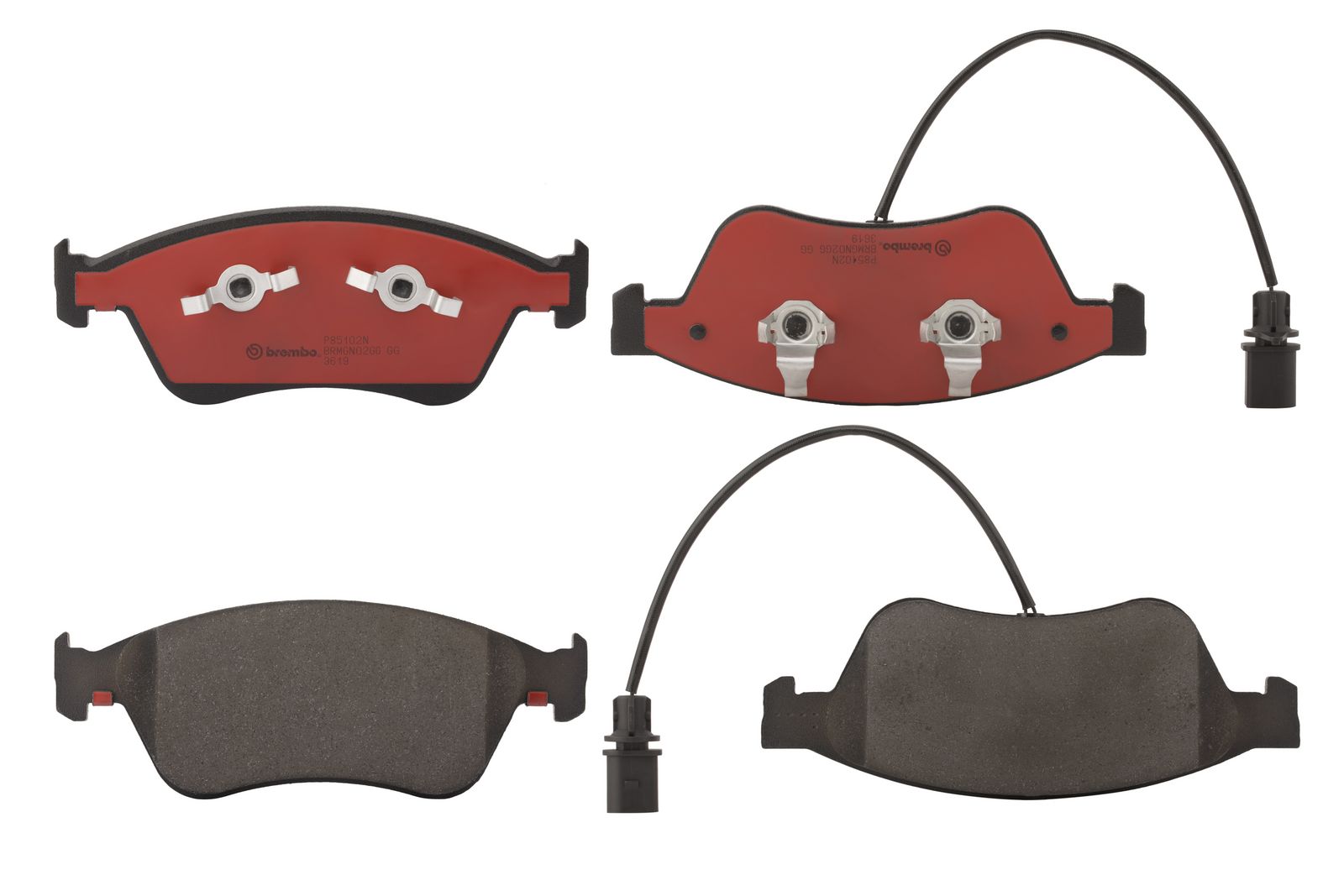 PRIME Ceramic Front Disc Brake Pad Set - P85102N_01