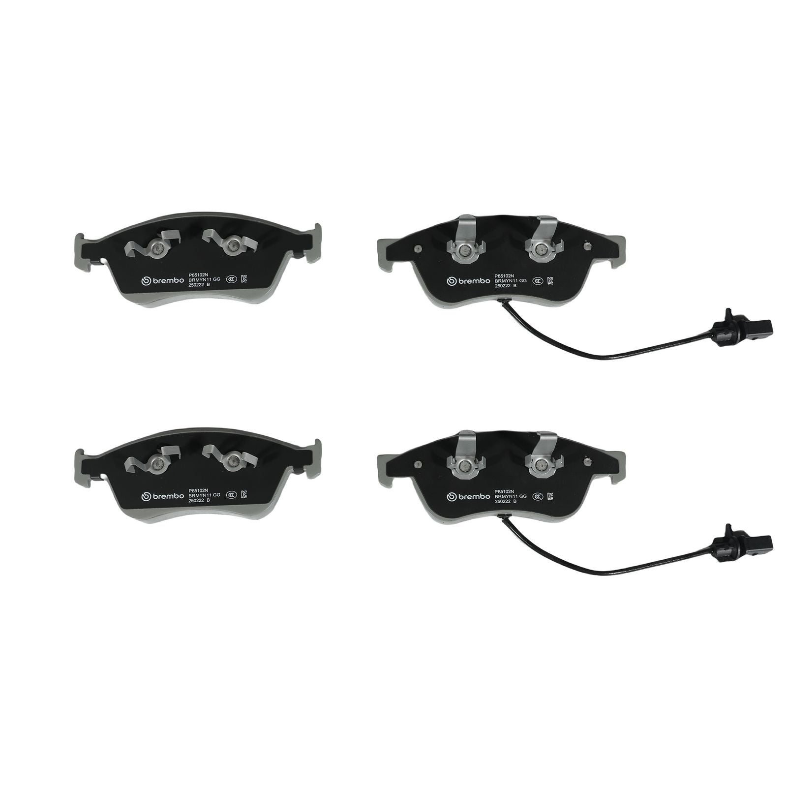 PRIME Ceramic Front Disc Brake Pad Set - P85102N_02