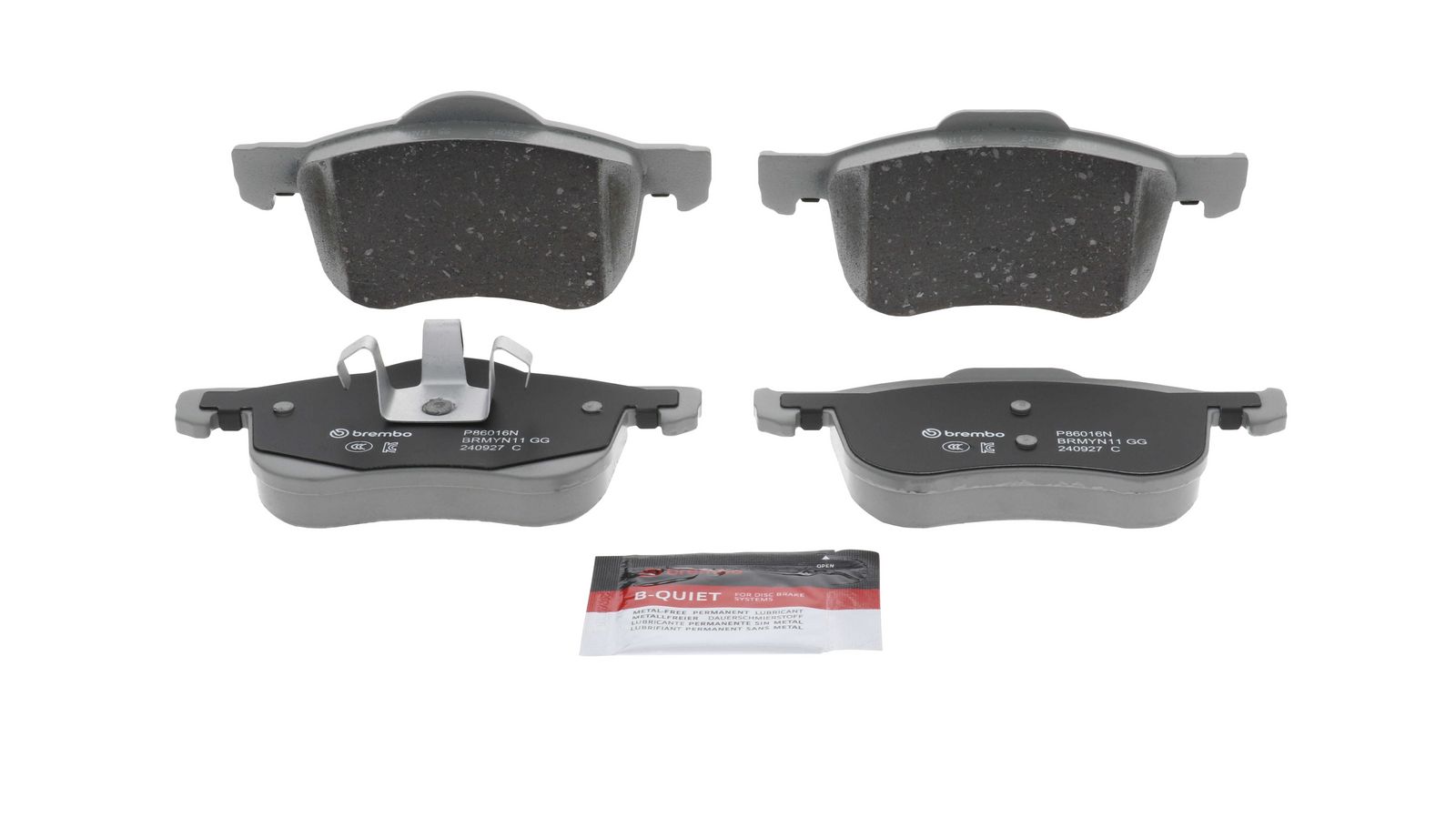 PRIME Ceramic Front Disc Brake Pad Set - P86016N_04