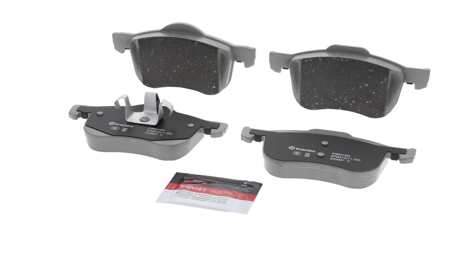 PRIME Ceramic Front Disc Brake Pad Set - P86016N_05