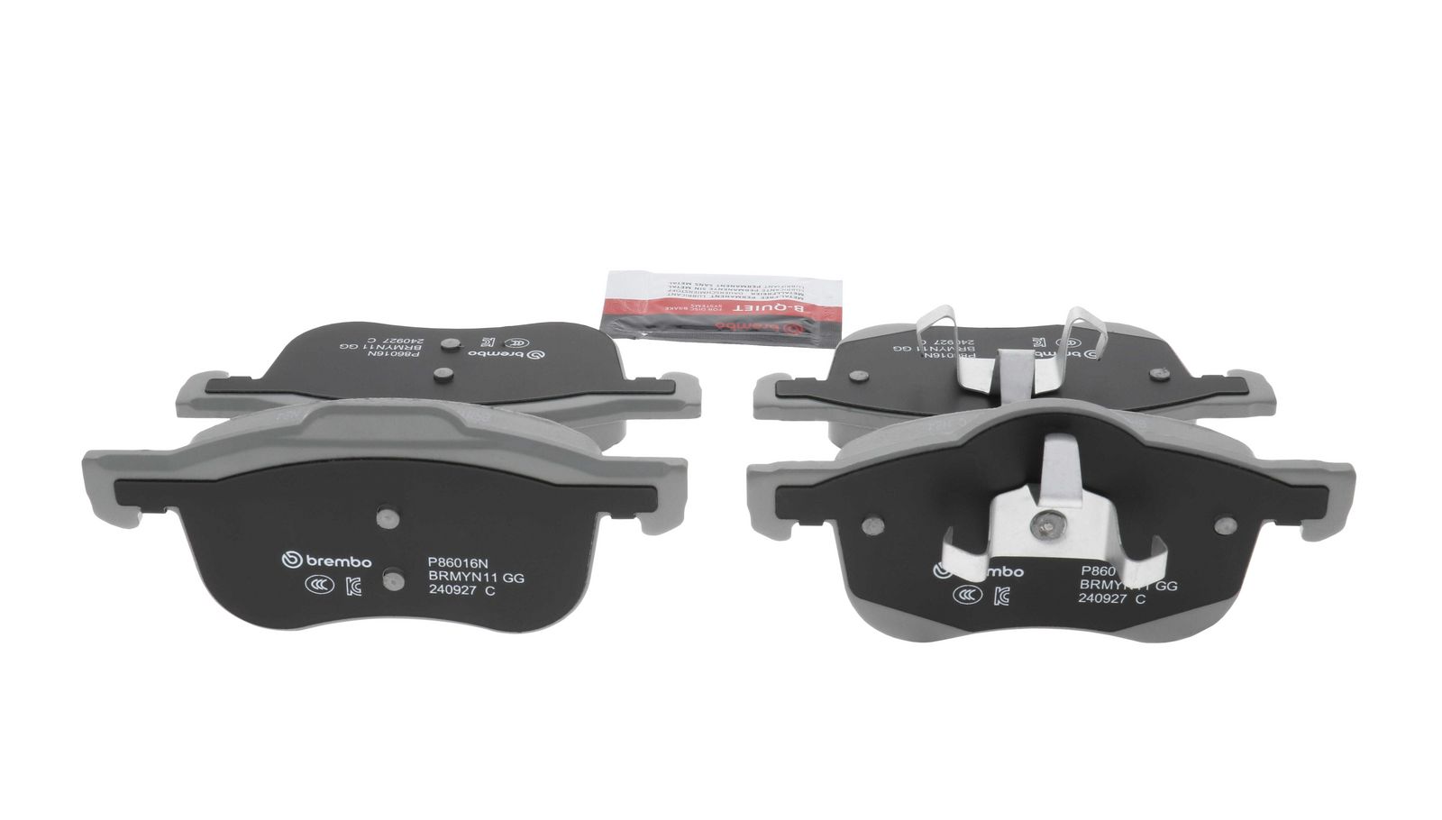 PRIME Ceramic Front Disc Brake Pad Set - P86016N_16