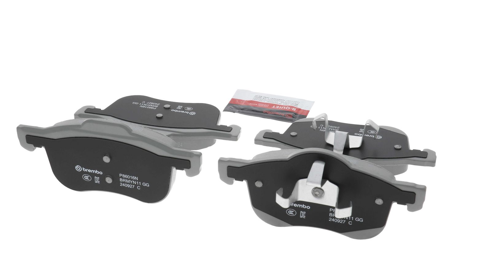 PRIME Ceramic Front Disc Brake Pad Set - P86016N_17