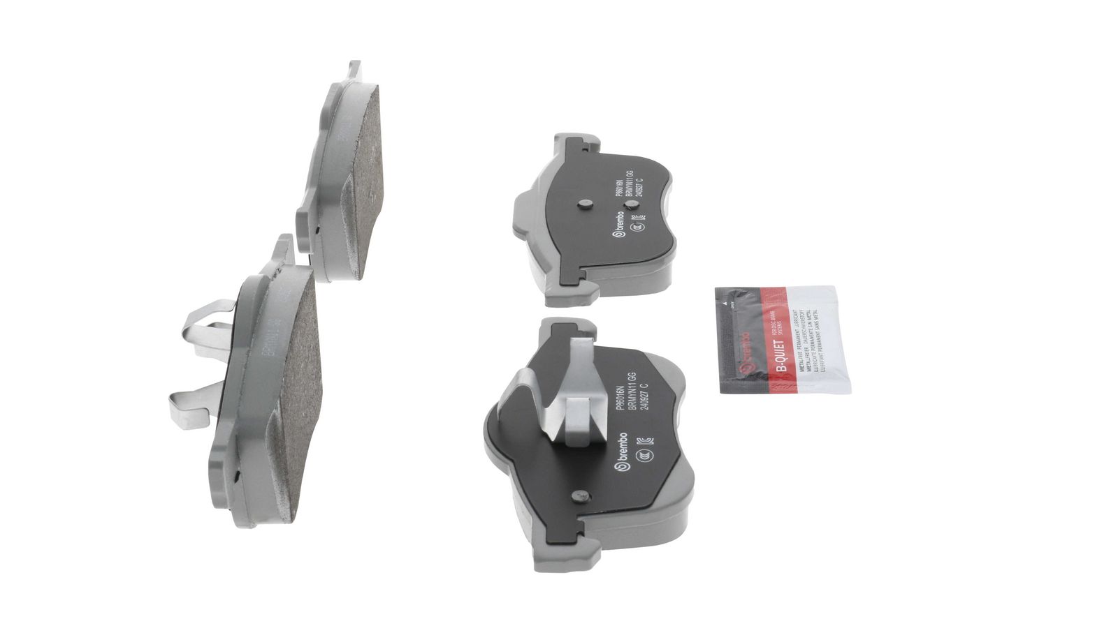 PRIME Ceramic Front Disc Brake Pad Set - P86016N_22