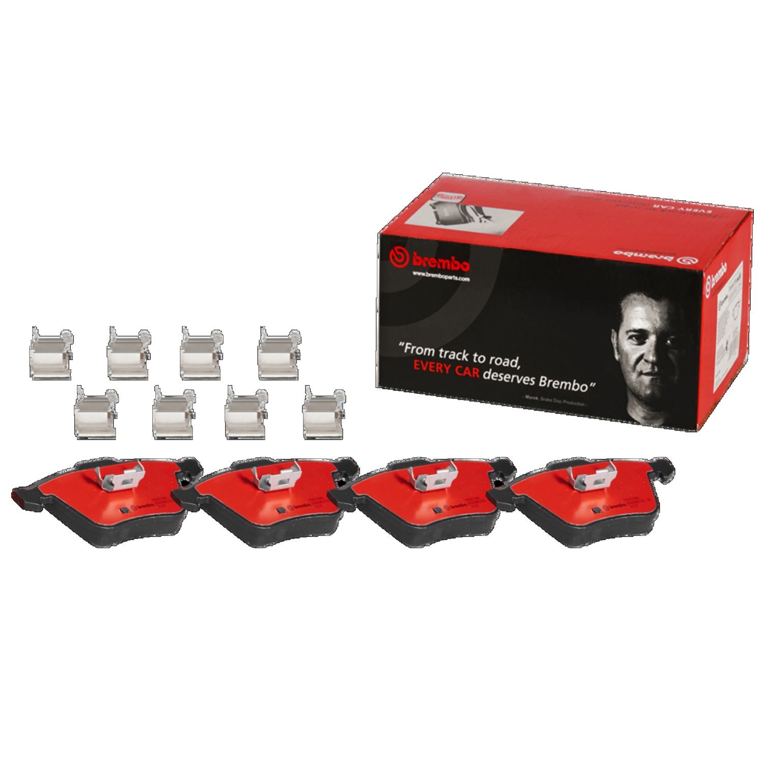 PRIME Ceramic Front Disc Brake Pad Set - P86018N_02