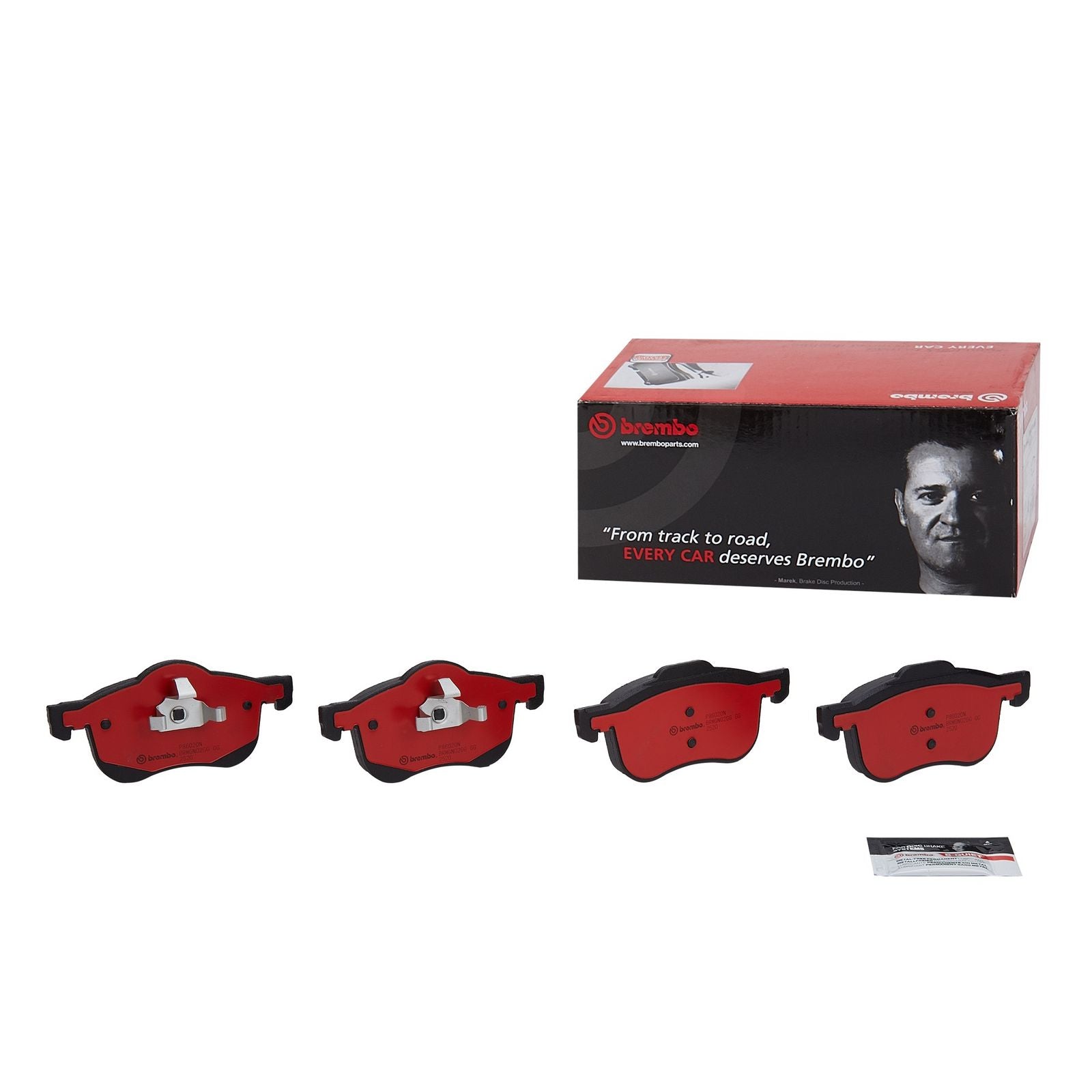 PRIME Ceramic Front Disc Brake Pad Set - P86020N_01