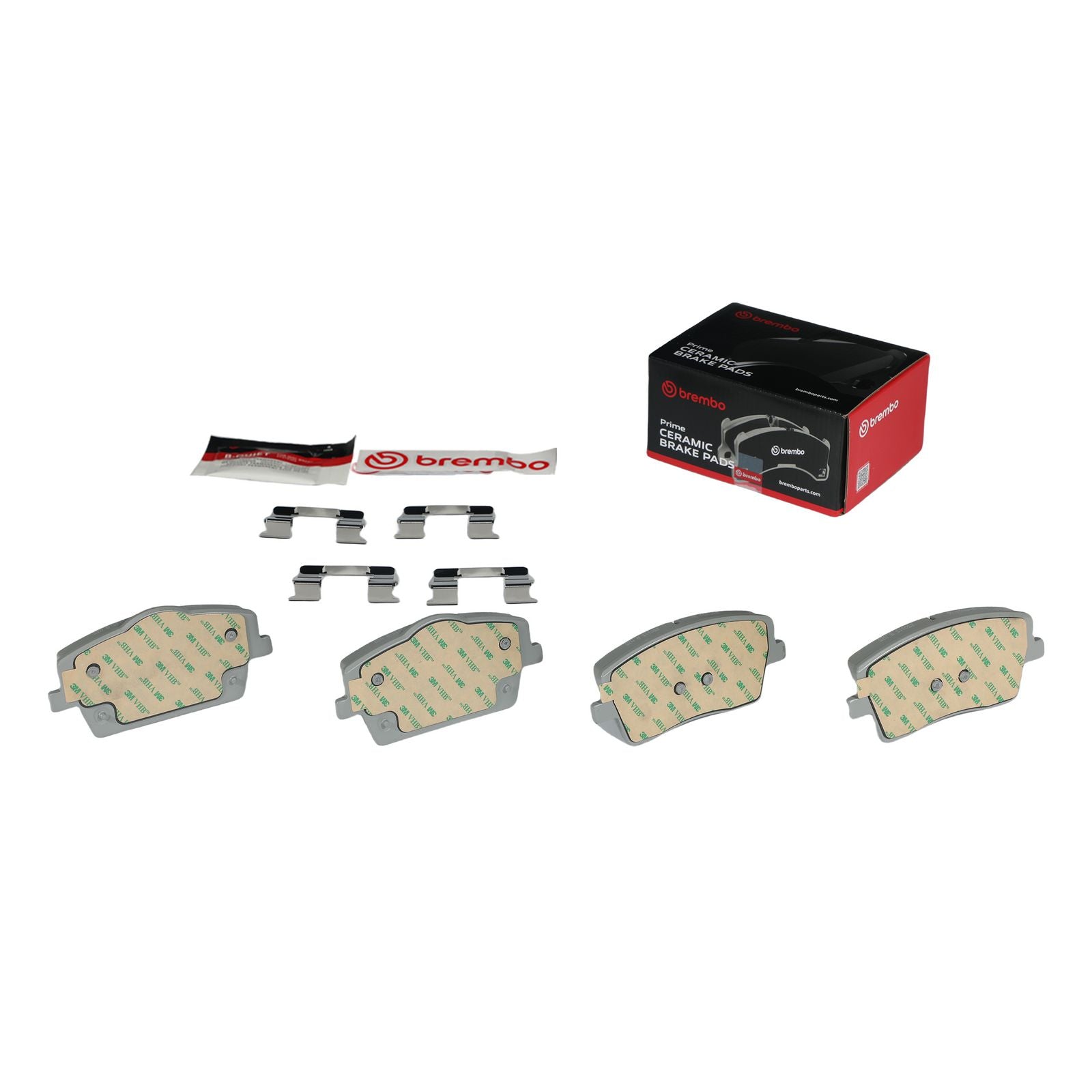 PRIME Ceramic Front Disc Brake Pad Set - P86031N_02