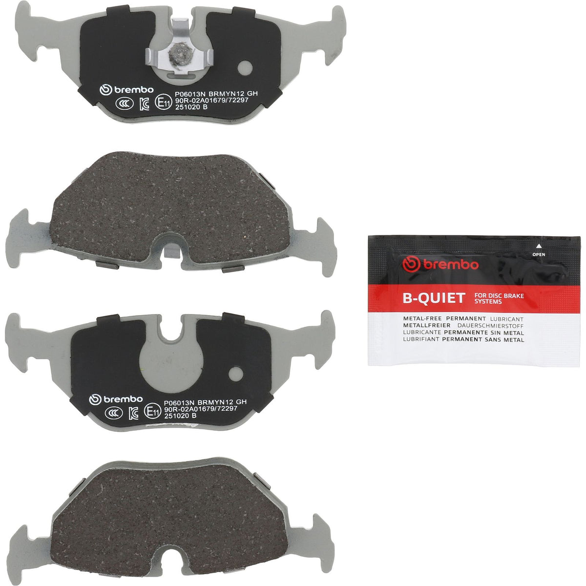 PRIME Ceramic Rear Disc Brake Pad Set - P06013N_02