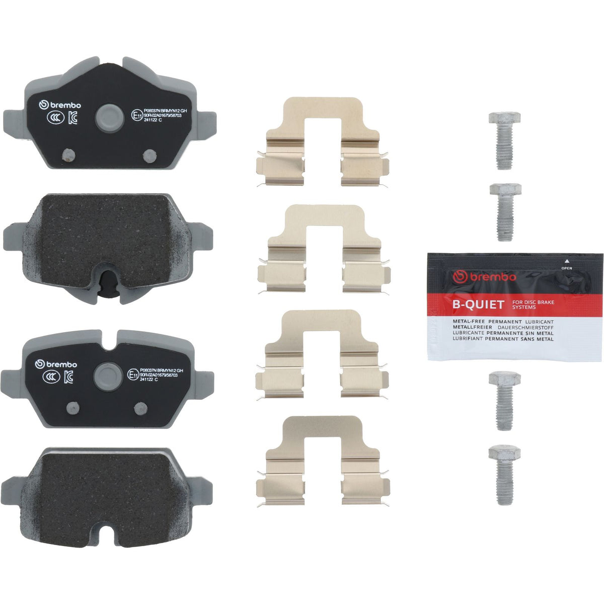 PRIME Ceramic Rear Disc Brake Pad Set - P06037N_02