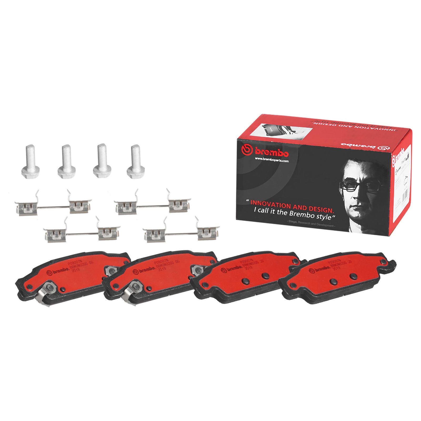 PRIME Ceramic Rear Disc Brake Pad Set - P09007N_01