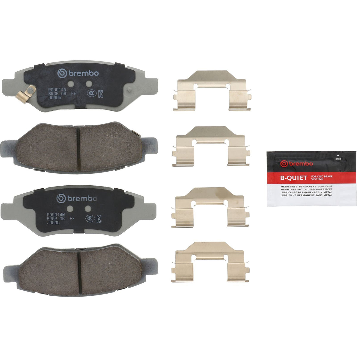PRIME Ceramic Rear Disc Brake Pad Set - P09014N_03