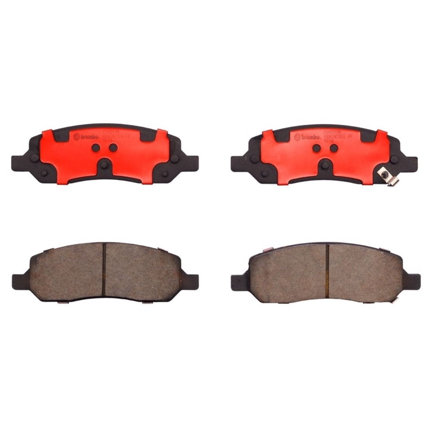 PRIME Ceramic Rear Disc Brake Pad Set - P09017N_01