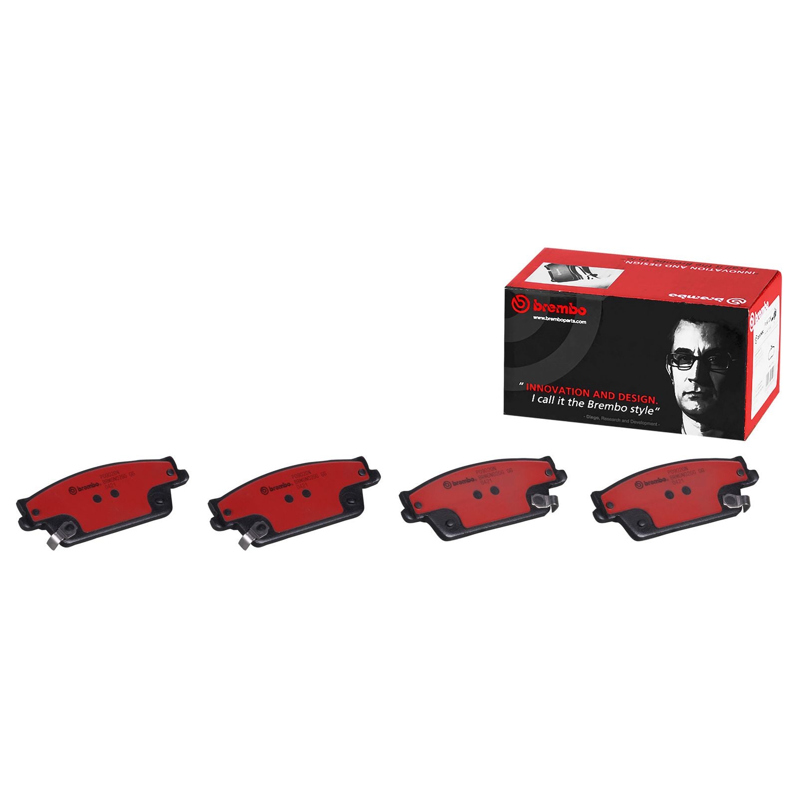 PRIME Ceramic Rear Disc Brake Pad Set - P09020N_01