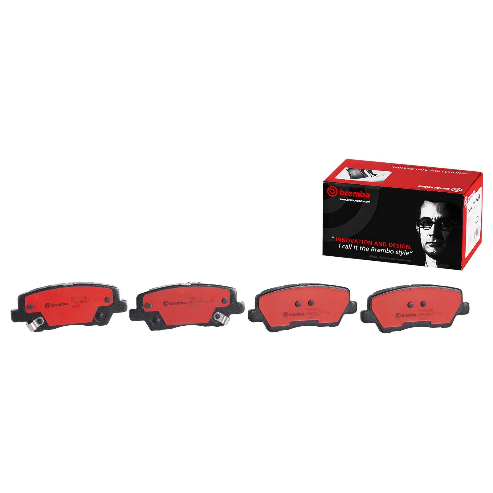 PRIME Ceramic Rear Disc Brake Pad Set - P09023N_01