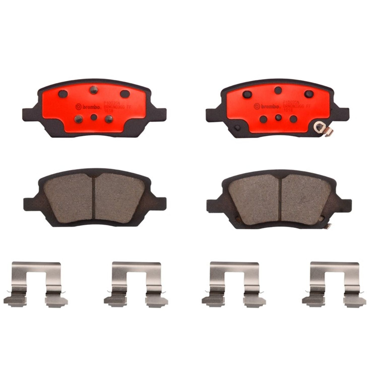 PRIME Ceramic Rear Disc Brake Pad Set - P10035N_01