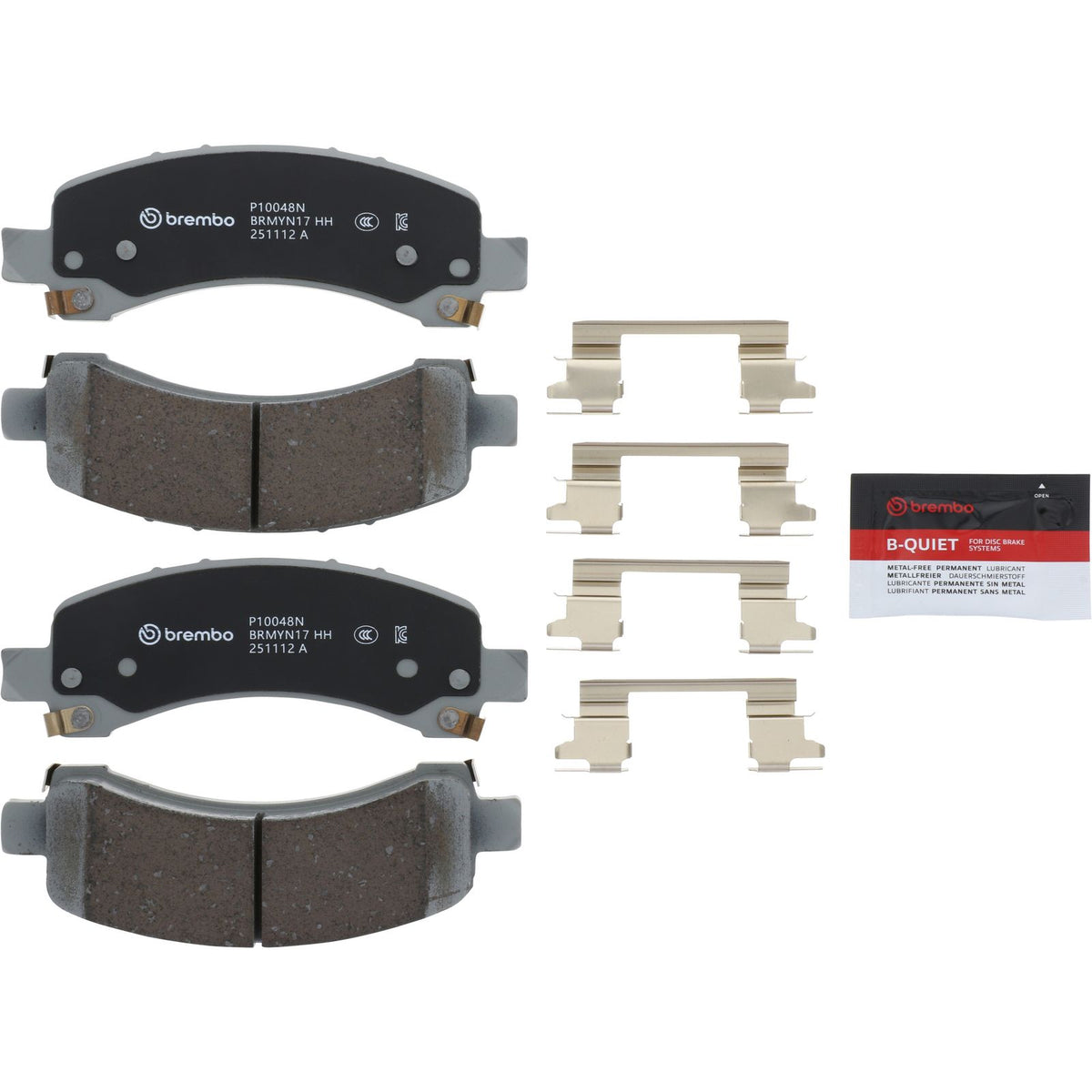 PRIME Ceramic Rear Disc Brake Pad Set - P10048N_02