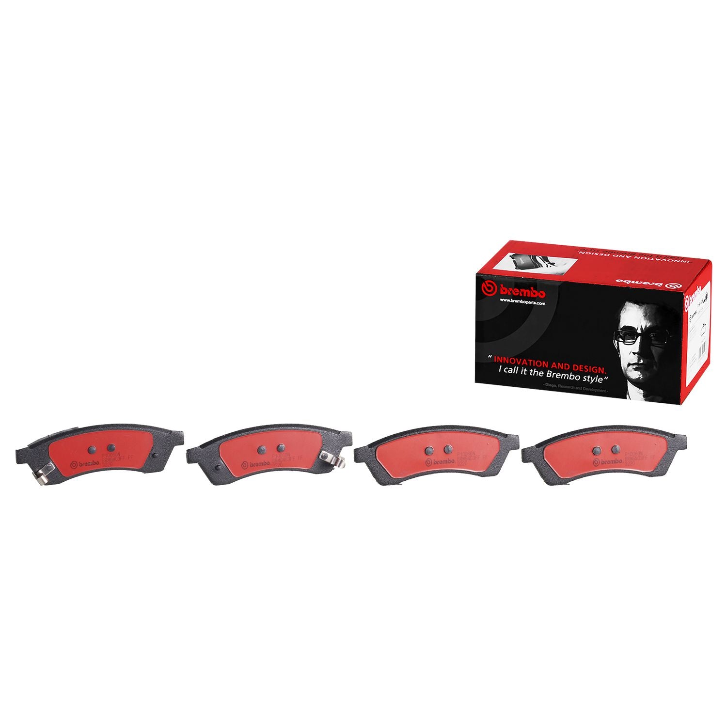 PRIME Ceramic Rear Disc Brake Pad Set - P10060N_01