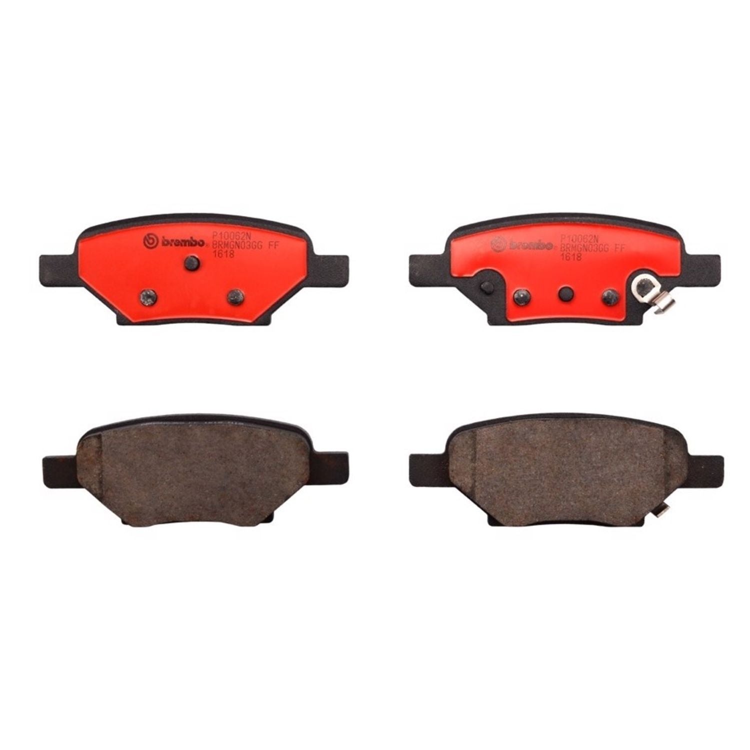 PRIME Ceramic Rear Disc Brake Pad Set - P10062N_01