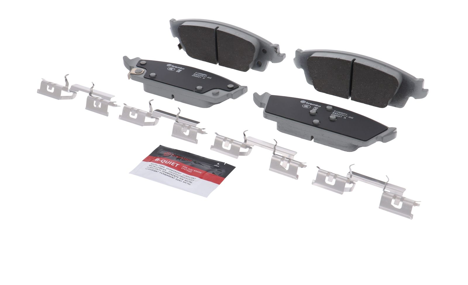 PRIME Ceramic Rear Disc Brake Pad Set - P10068N_04
