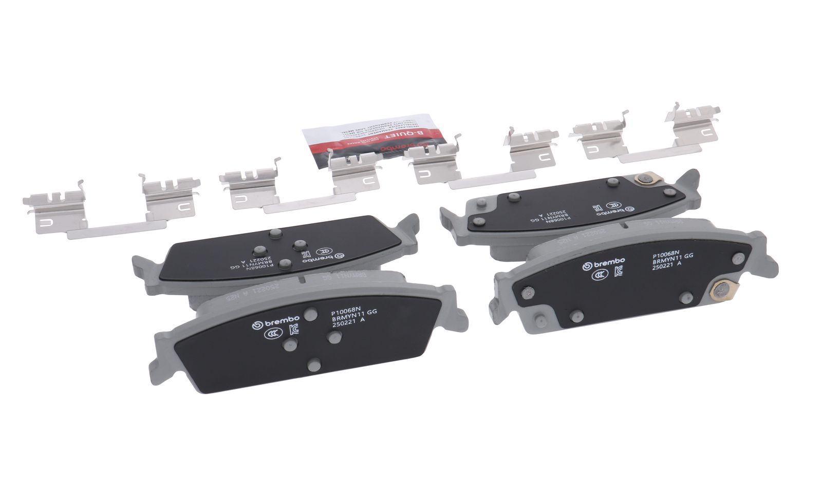 PRIME Ceramic Rear Disc Brake Pad Set - P10068N_13