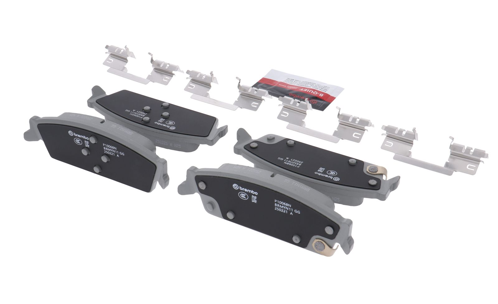 PRIME Ceramic Rear Disc Brake Pad Set - P10068N_16