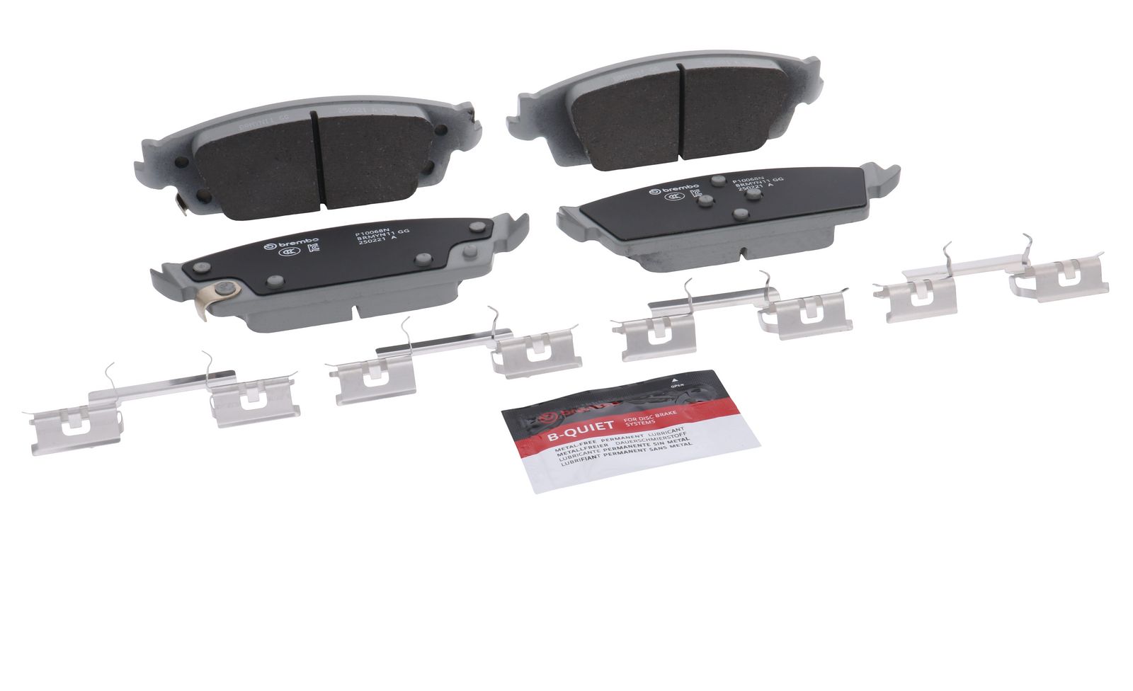 PRIME Ceramic Rear Disc Brake Pad Set - P10068N_25