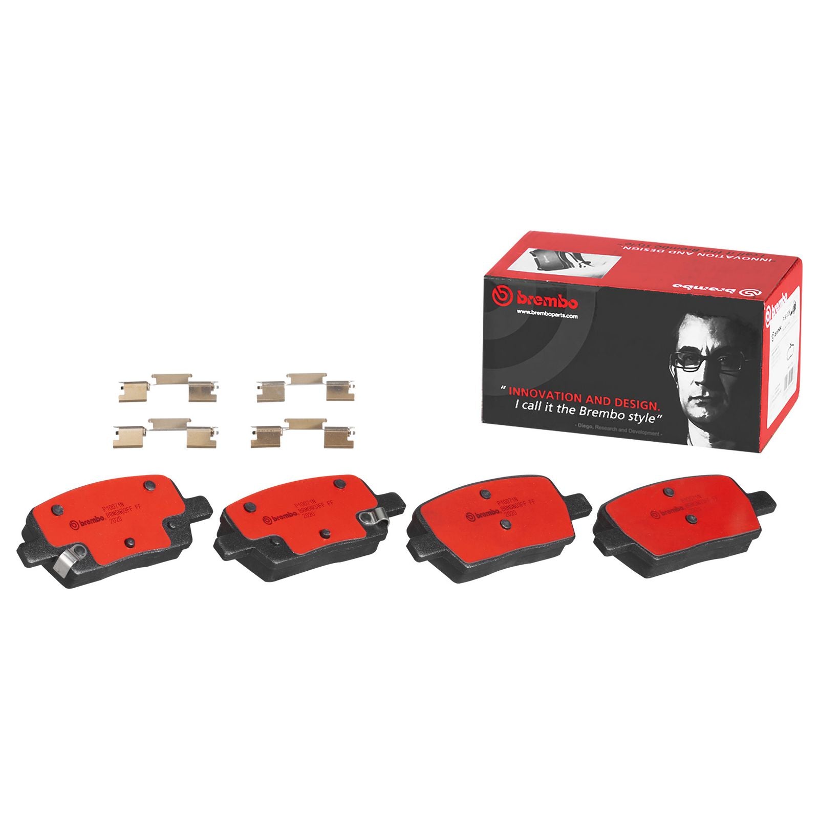 PRIME Ceramic Rear Disc Brake Pad Set - P10071N_01