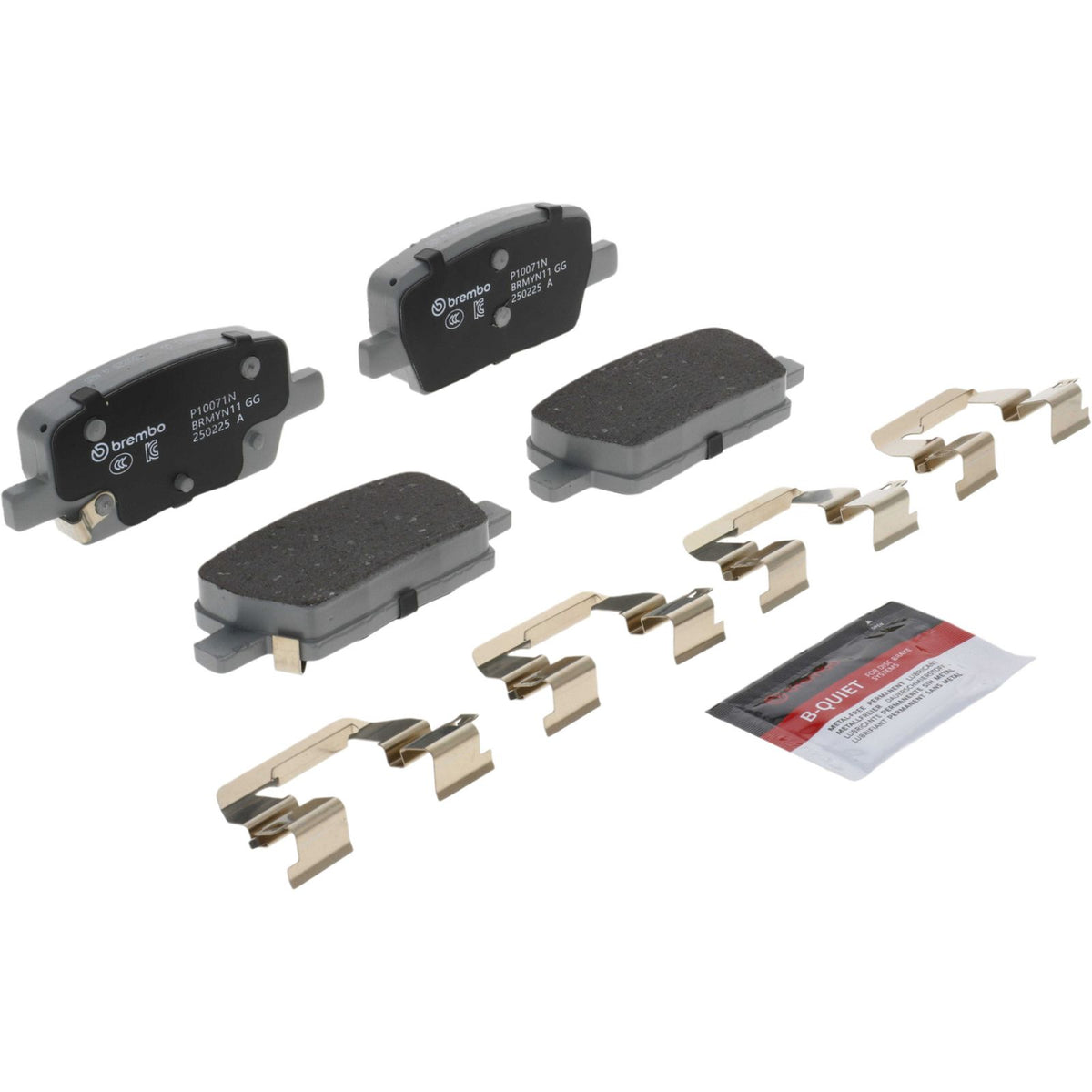 PRIME Ceramic Rear Disc Brake Pad Set - P10071N_05