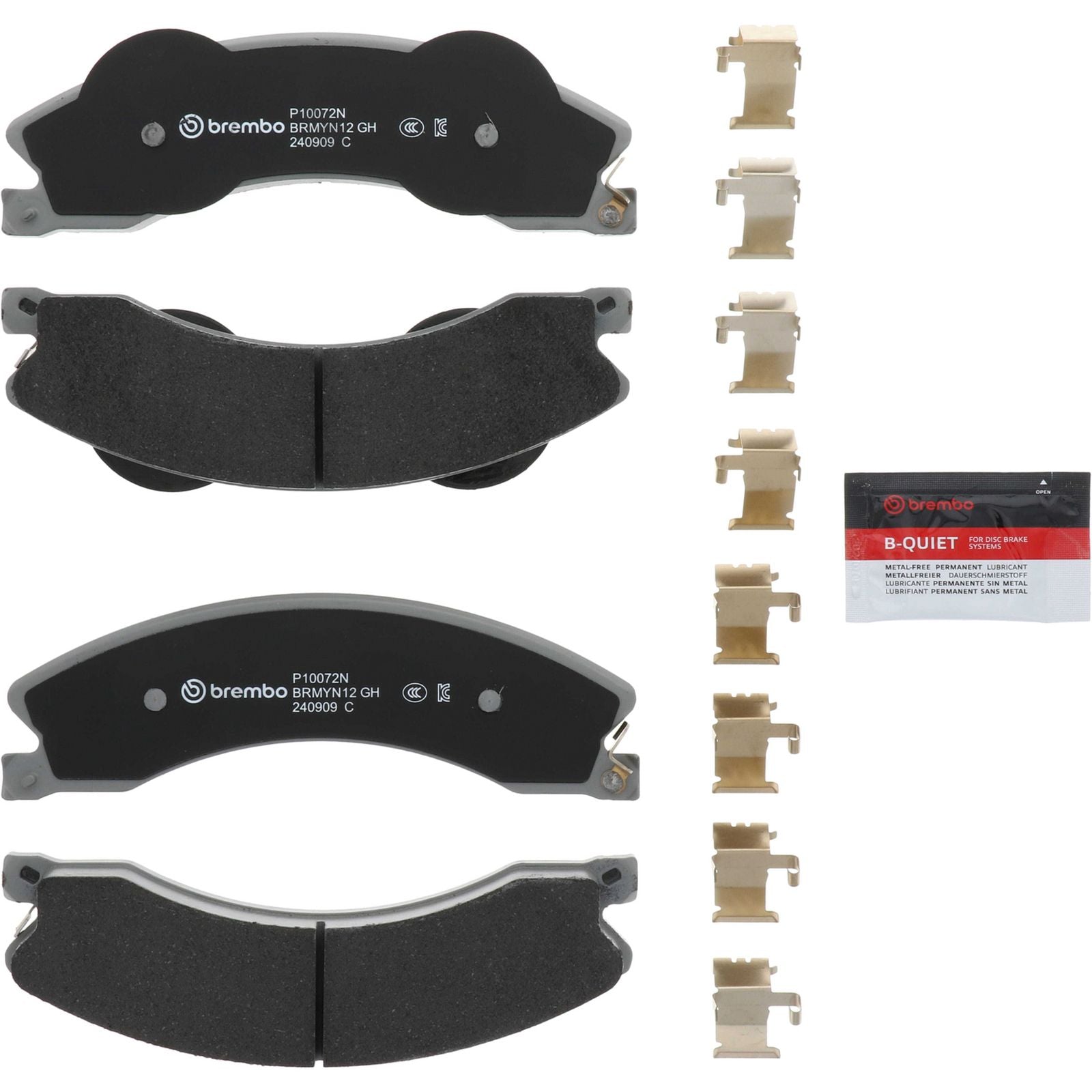PRIME Ceramic Rear Disc Brake Pad Set - P10072N_02